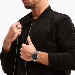 Online Herrenuhr Rebel at Heart Chronograph silber schwarz Herren Uhren|Uhren